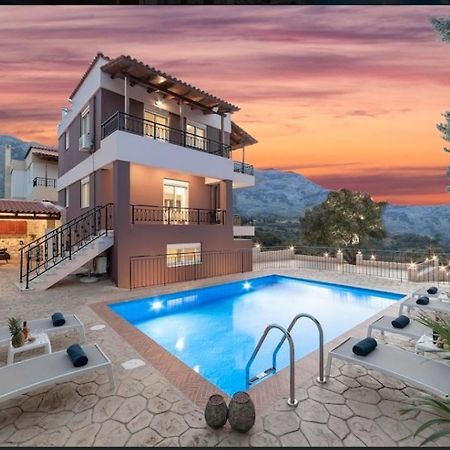Villa Kermes Heated Pool Kournás Dış mekan fotoğraf