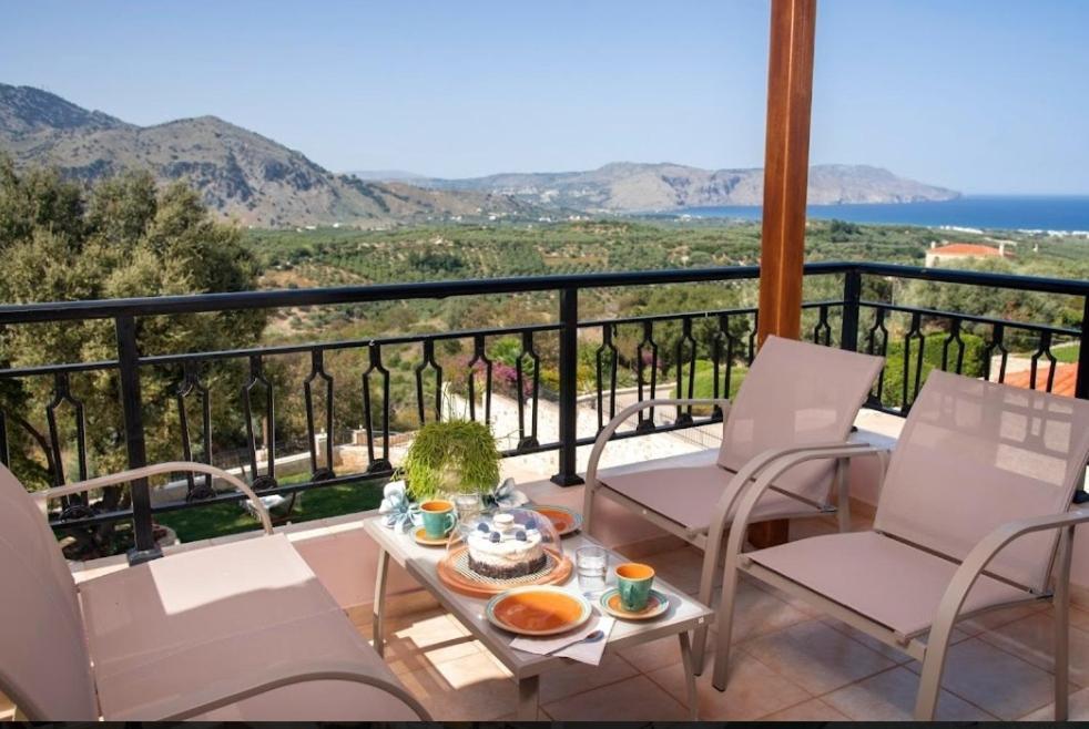 Villa Kermes Heated Pool Kournás Dış mekan fotoğraf
