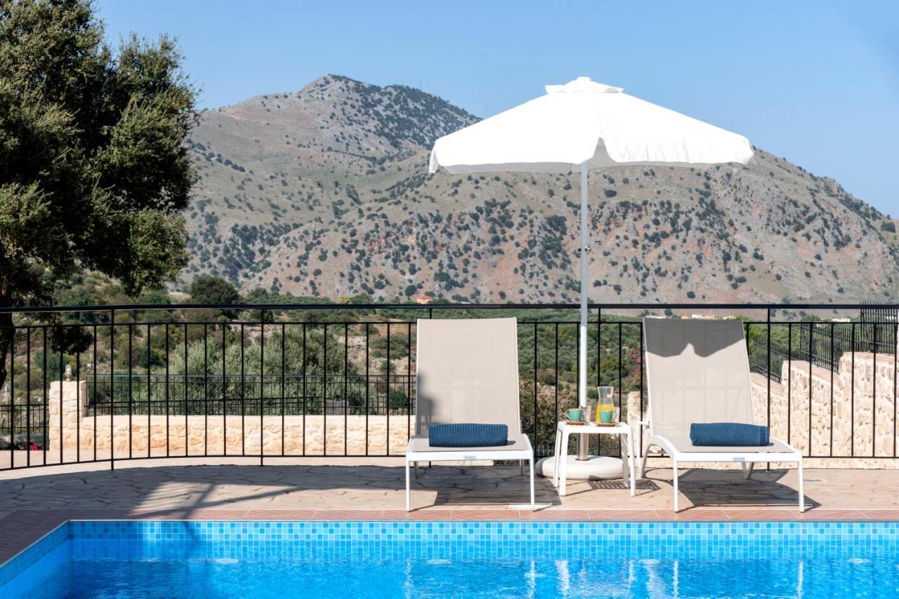 Villa Kermes Heated Pool Kournás Dış mekan fotoğraf