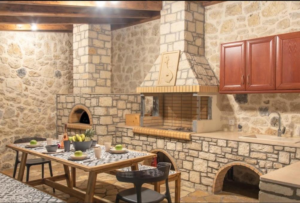 Villa Kermes Heated Pool Kournás Dış mekan fotoğraf
