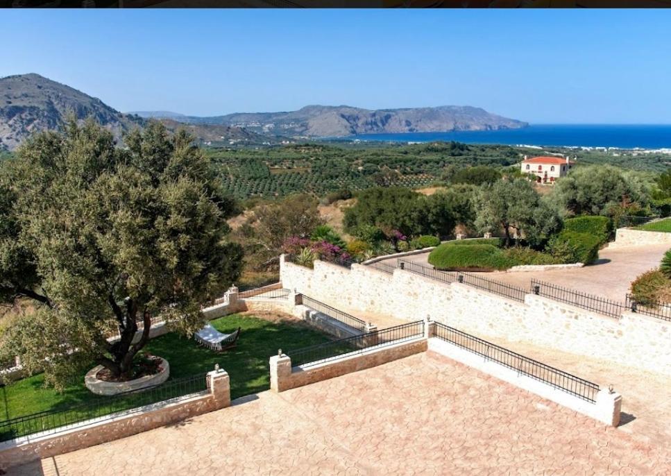 Villa Kermes Heated Pool Kournás Dış mekan fotoğraf